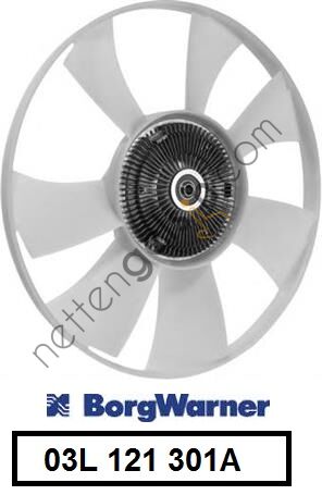 BORGWARNER BW:20004779 PERVANE VW CRAFTER 2.0 TDİ 2012- (TERMİKLİ) CKUB 03L121301A VW