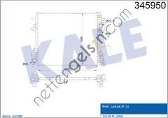 KALE 345950 !!!!! MOTOR RADYATORU S-TYPE / XF / XJ  JAGUAR BİNEK MOTOR SU RADYATORU