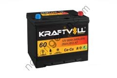 KRAFTVOLL 18010008 AKU 12V 60 AH D23 (230×173×222) ASYA  AKÜ BİNEK AKÜ