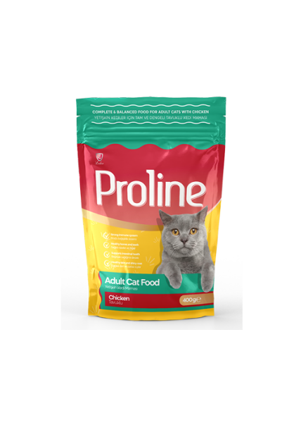 PROLİNE KEDİ MAM TAVUKLU 400GR*12..(656)