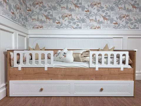 Dolce Meşe-Beyaz Daybed 3kp 6çk Çocuk Odası