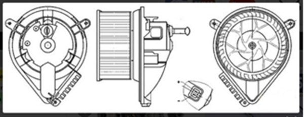 Mercedes Sprinter 1995-2006 Kalorifer Motoru