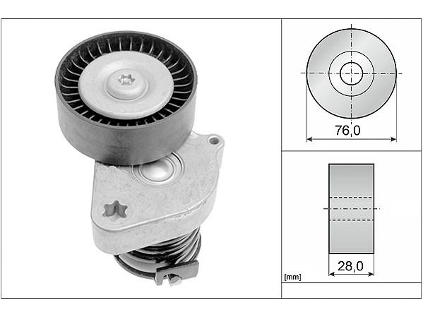 Mercedes W211 E200 W203 C180 V 271 Motor Kayış Gergi Kütüğü