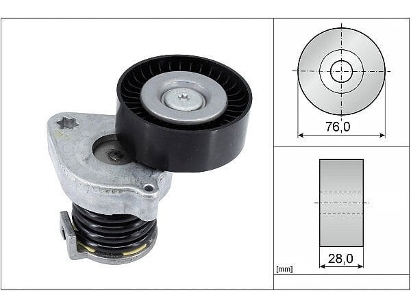 Mercedes W204 C180 W212 E250 271 Motor V Kayış Gergi Kütüğü