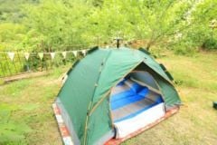 4-kişilik Otomatik Çift Katman Çift Kapılı Kamp Outdoor Plaj Piknik Çadırı 240x210x135 Cm