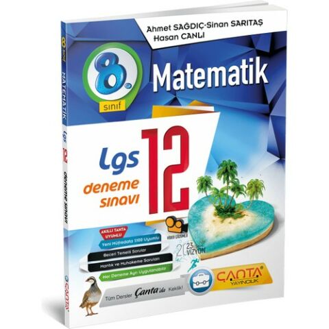 ÇANTA 8.SINIF MATEMATİK LGS 12 DENEME SINAVI