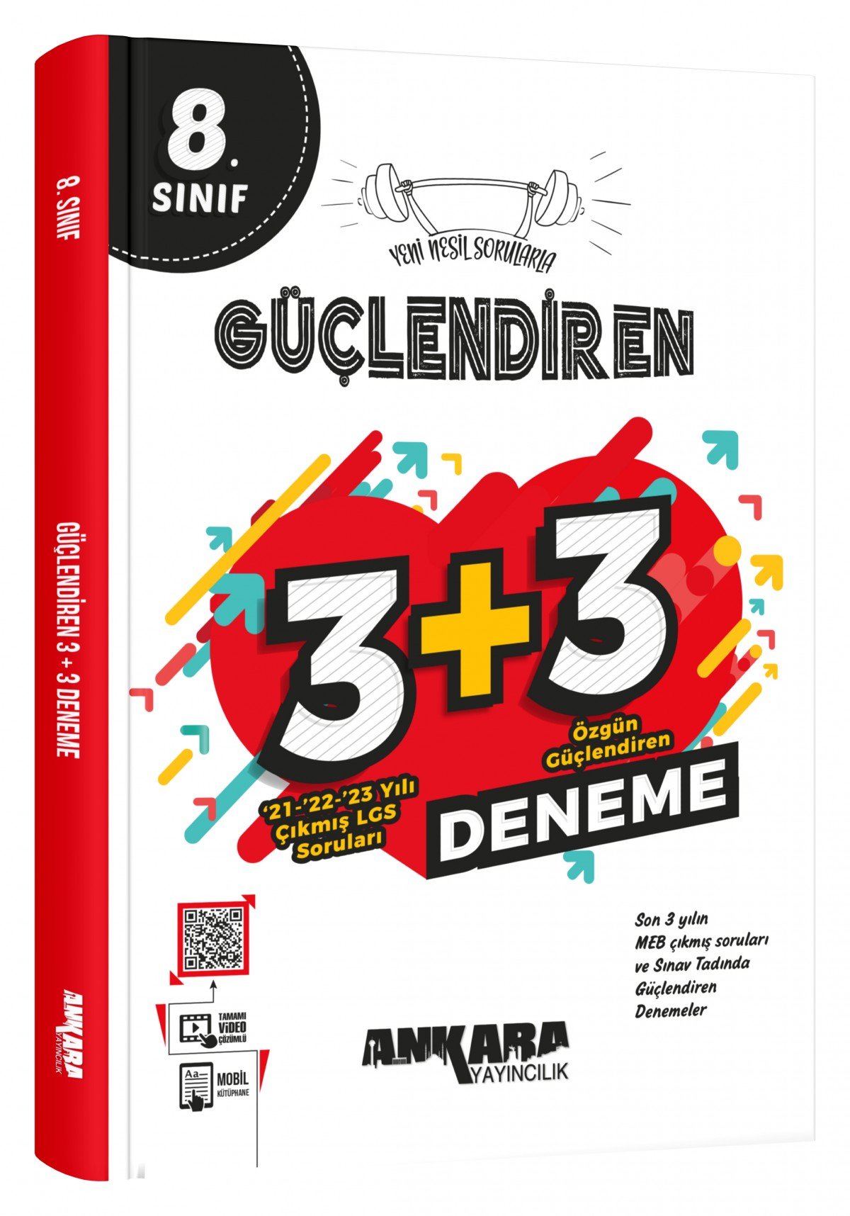 Ankara Yayıncılık 8. Sınıf Özgün Güçlendiren 3 + 3 Deneme