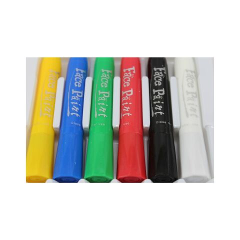 Panda Kids T-837 Kalem Tipi 6 Renk Yüz Boyası