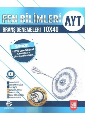 Bilgi Sarmal AYT Fen Bilimleri 10 x 40 Branş Denemeleri