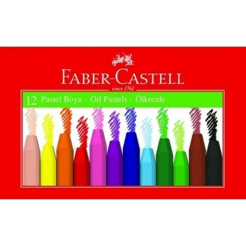 Faber-Castell Karton Kutu Pastel Boya, 12 Renk 5li