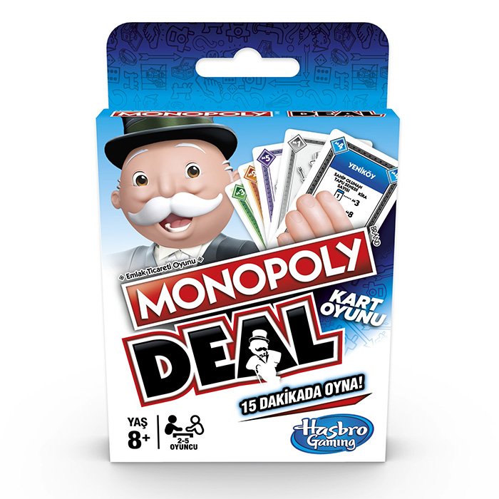 Monopoly Deal Kart Oyunu 8+ 2-5 OYUNCU