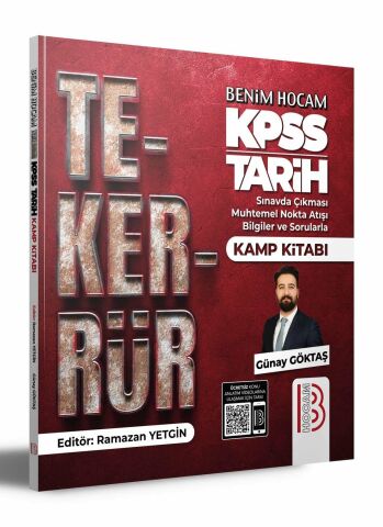 Benim Hocam Yayınları KPSS Tarih Tekerrür Kamp Kitabı