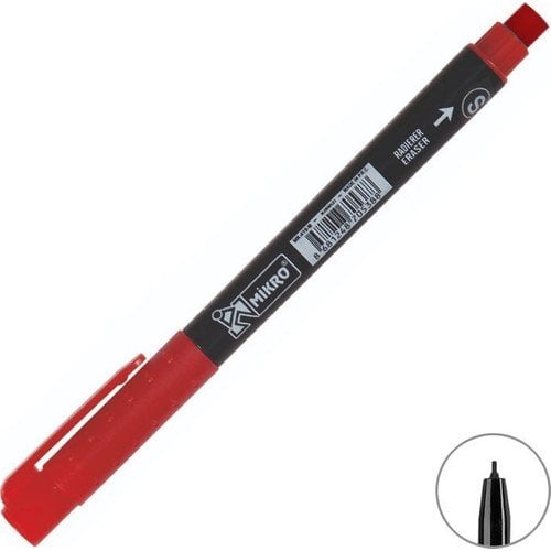 Mikro MK-419 Permanent Asetat Kalemi S Kırmızı