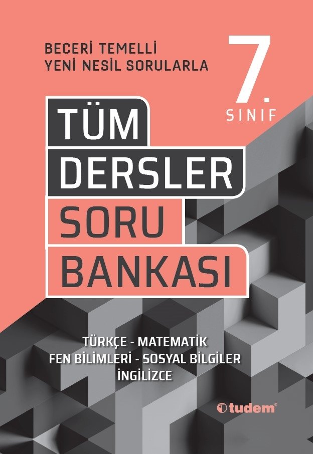 Tudem 7.Sınıf Tüm Dersler Beceri Temelli Soru Bankası-2021