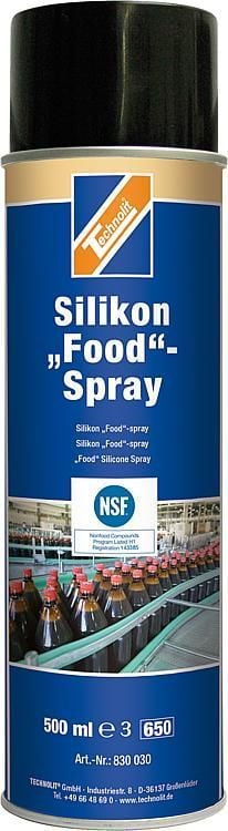 Gıdaya Uygun Nsf Onaylı  Onaylı Silikon Sprey 500 ml