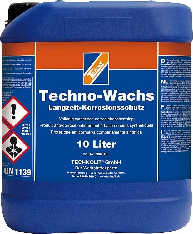 Koruyucu Şeffaf Mum Techno Wachs 10lt