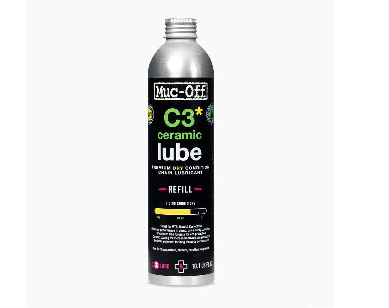 Muc-Off C3 Dry Ceramic Lube 300ml Zincir Yağı