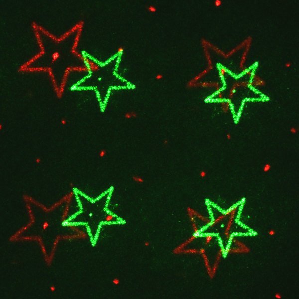 Mini Lazer Nokta Desenli Kırmızı Yeşil Renkleri