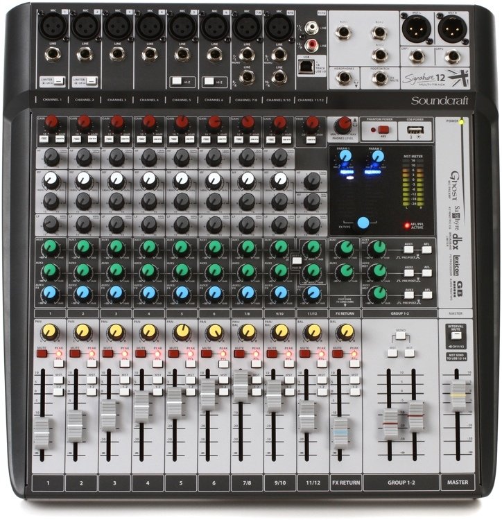 Soundcraft Signature 12 MTK Deck Mixer