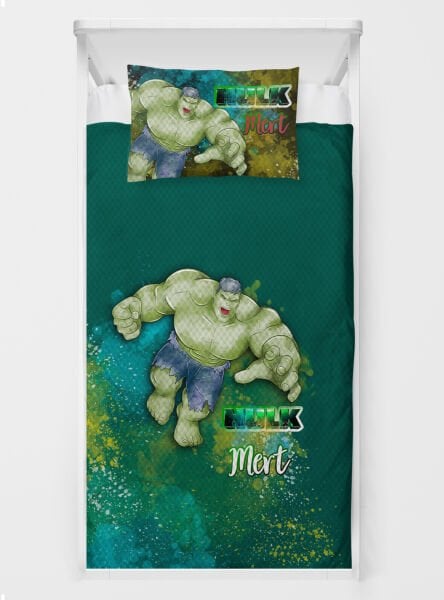 Kişiye Özel Tek Kişilik Pike Seti Hulk