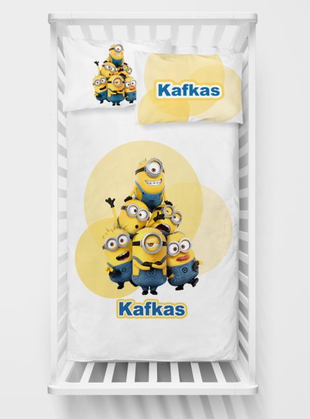 Kişiye Özel Bebek Nevresim Takımı Minions