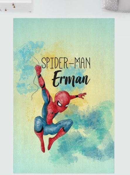 Kişiye Özel 11mm Dijital Baskı Soft Halı Spider Man