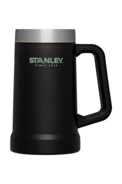 Stanley Adventure The Bıg Grıp Beer Steın - Vakumlu Termos Bardak 0,70 Lt - Siyah