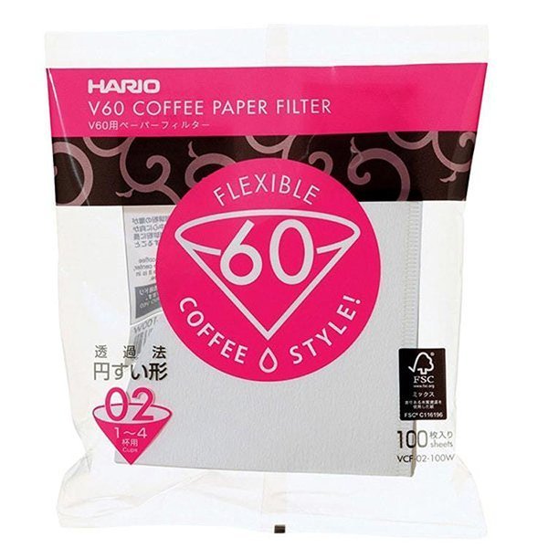 Hario V60 02 Dripper Filtresi (100 adet) - Hario V60 02 Filtre Kağıdı 100'lü