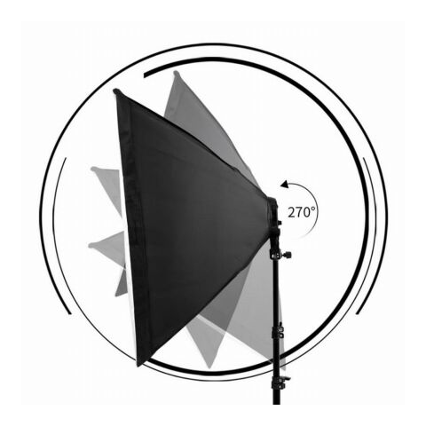 Deyatech SB1007B Tek Duylu İkili 50x70cm Softbox K