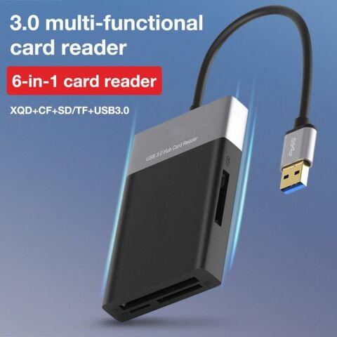 Romix 3.0 Multi-functional Card Reader (6in1)