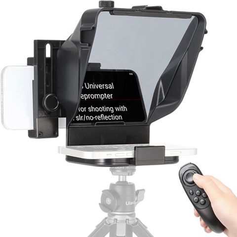 Ulanzi PT-15 Akıllı Telefonlar ve DSLR için Taşınabilir Kumandalı Teleprompter