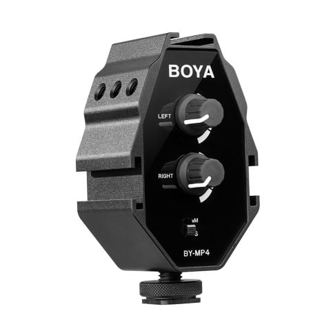 Boya BY-MP4 Telefon ve Kamera Mikrofon Ses Mikseri