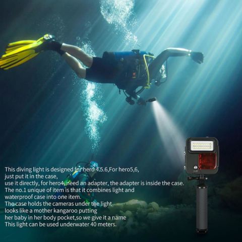 Shoot XT-GP435 Gopro Profesyonel Su Altı Işık