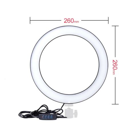 Masa Üstü Standlı 10'' Ring Light Işık Seti