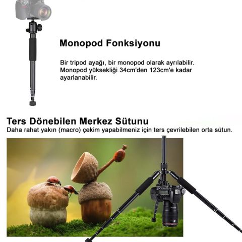 Yunteng VCT-190 Kompakt Tripod & Monopod