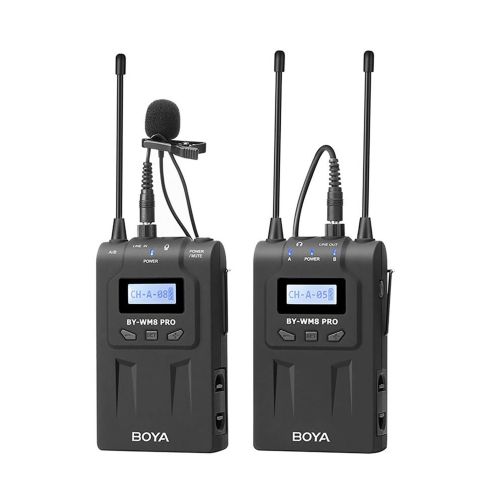 Boya BY-WM8 Pro Kit-1 Prof. Kablosuz Mikrofon