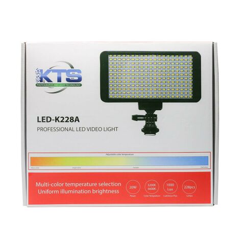 KTS LED-K228A Profesyonel Video Kamera Işığı