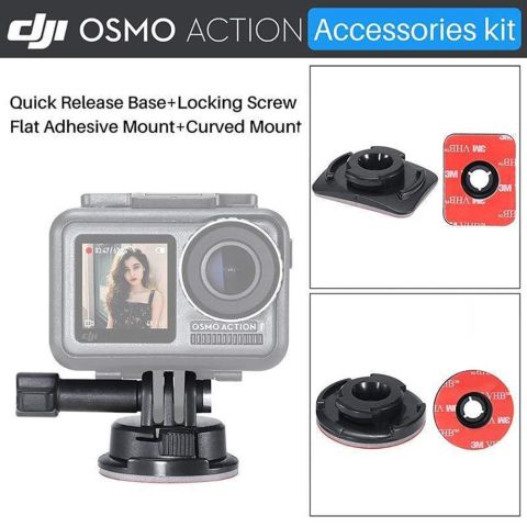 Ulanzi U-20 Dji Osmo Action Yapışkanlı Aparat