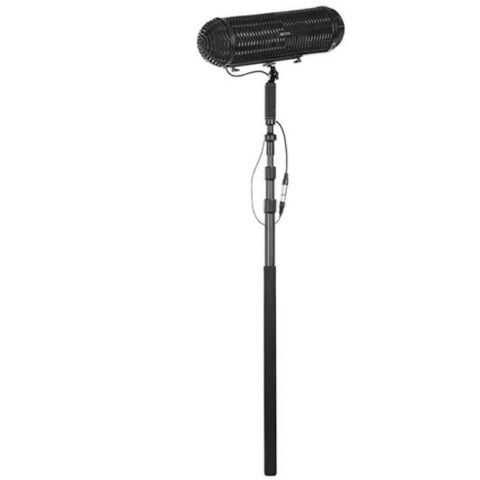 Boya Boom Pole Sopa + Shutgun Mikrofon + Rüzgar ve Şok Emici