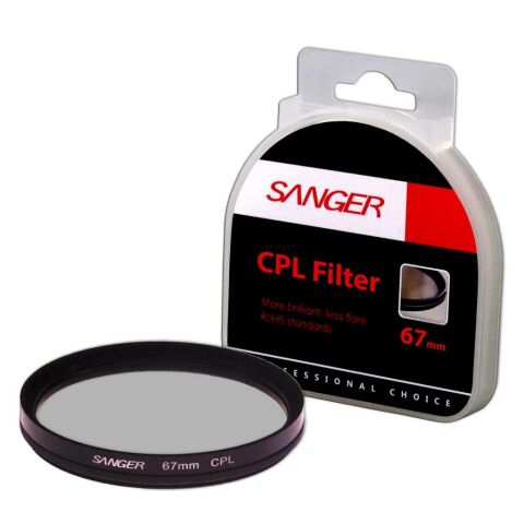 Sanger 67mm CPL Polarize Filtre