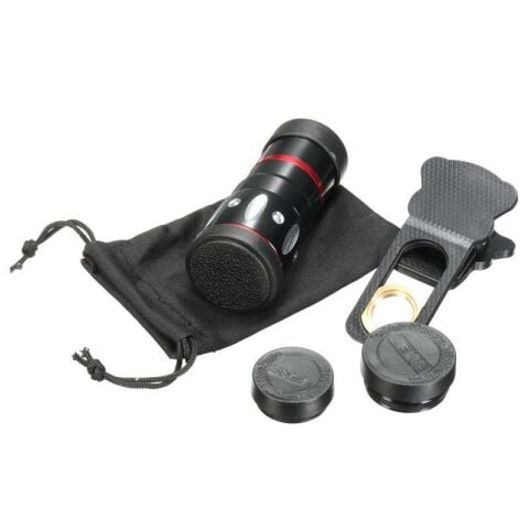 Balık Gözü Geniş Açı Makro Zoom 4in1 Telefon Lens