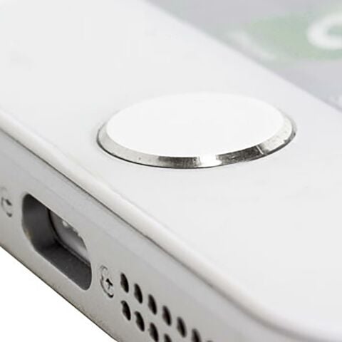 Apple Iphone 5 Home Sticker Tuş Yapışkanı 3 Adet Beyaz