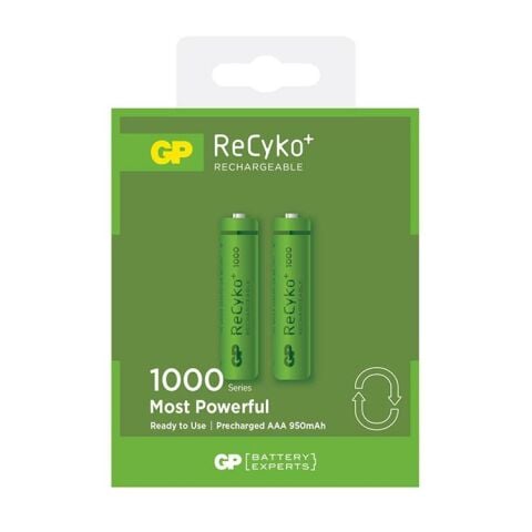 GP ReCyko 2'li Şarj Edilebilir AAA Pil 950mah