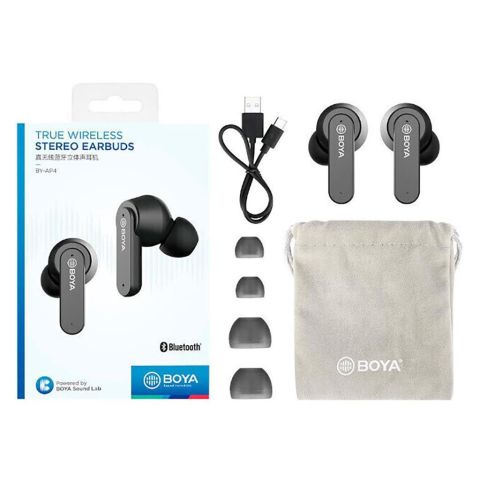 Boya BY-AP4 Kablosuz Bluetooth Kulaklık Siyah