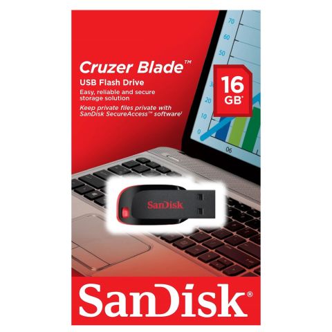 Sandisk Cruzer Blade 16GB USB Flash Bellek