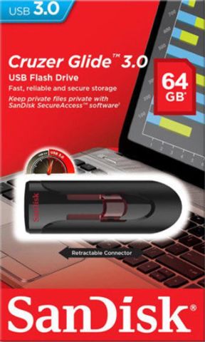 Sandisk Cruzer Glide 3.0 64GB USB3.0 Flash Bellek