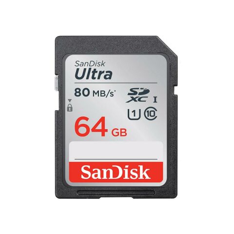 SANDISK Ultra 64GB 80mb/s SDXC Hafıza Kartı