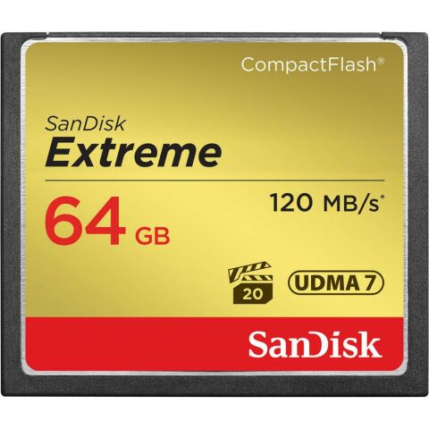 SANDISK Extreme 64GB 120mb/s CompactFlash Hafıza K