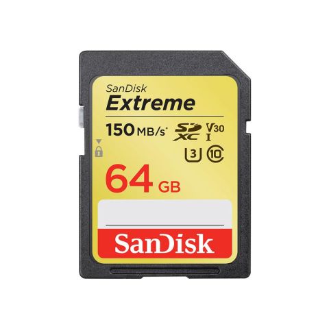 Sandisk Extreme 64GB 150mb/s SDXC Hafıza Kartı
