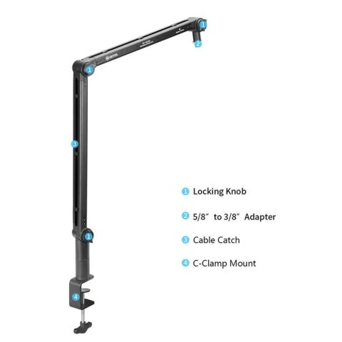 Boya BY-BA30 Profesyonel Masa Tipi Mikrofon Standı